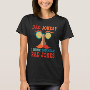 Vintag Retro Vater Jokes Ich denke, Sie Gemein Kra T-Shirt