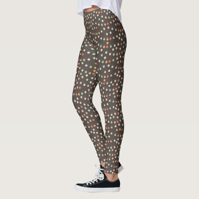 Vintag Retro-Weihnachten Leggings (Links)