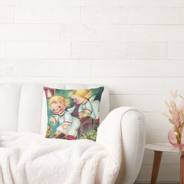 Vintag Retro WeihnachtsAngels Wohngestaltung Kisse Kissen (Liege)