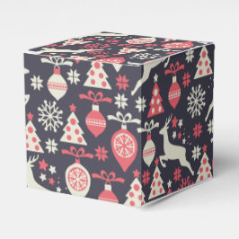 Vintag Retro Weihnachtsfeiertag Geschenkschachtel