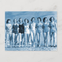 Vintag Retro Women Kitsch Surfing Beach Nuts
