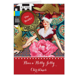 Vintag Retro Xmas Santa