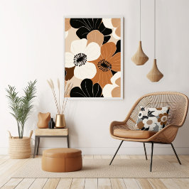 Vintag Retrofloral Poster