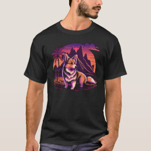 Vintag Retrowave Synthwave 80er Vaporwave Welsh Co T-Shirt