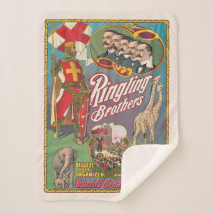 Vintag Ringling Brothers Circus Poster Sherpadecke