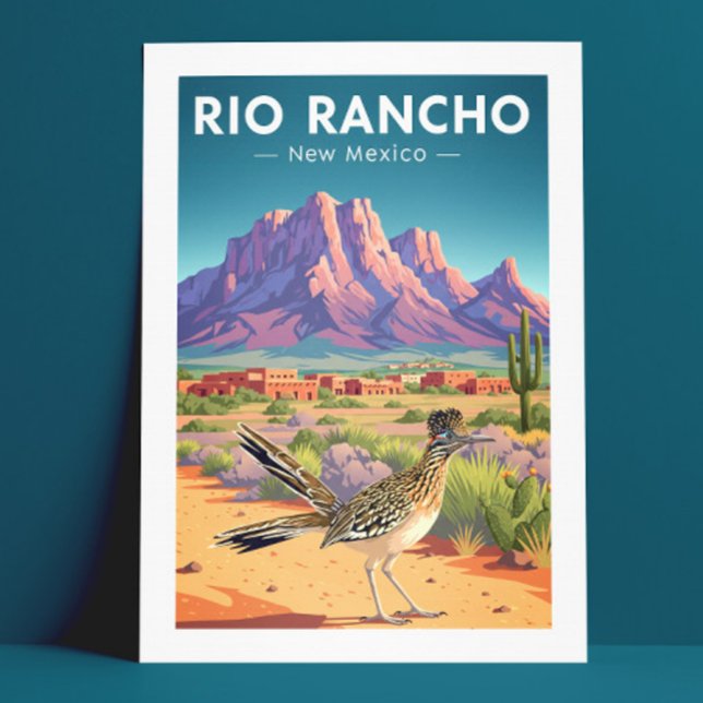 Vintag Rio Rancho New Mexico Postkarte (Von Creator hochgeladen)