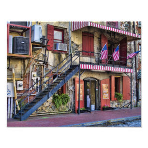 Vintag River Street Savannah Georgia Travel Foto