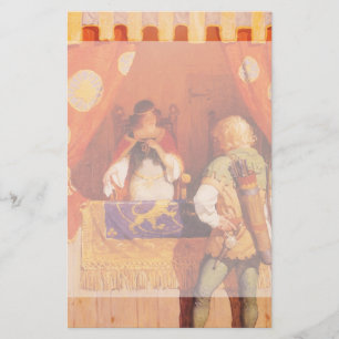 Vintag Robin Hood trifft Maid Marian von NC Wyeth Briefpapier