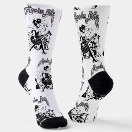 Vintag Rockabilly Guitar Sound Socken