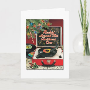 Vintag - Rockin um den Weihnachtsbaum, Karte