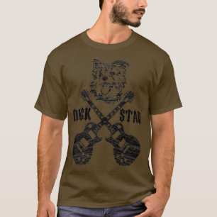 Vintag Rockstar Kids Guitar Dog Music Lieben Gesch T-Shirt