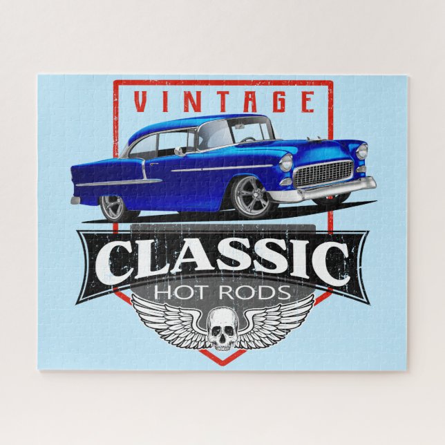 Vintag Rod Jigsaw Puzzle 1955 Street (Horizontal)