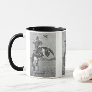 Vintag Rodeo Cowboys, Bucking Bronco von Remington Tasse