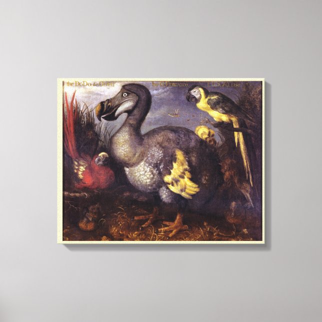 Vintag Roelant Savery Saverys Dodo Leinwanddruck (Vorderseite)