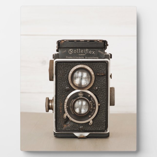 Vintag Rolleiflex Twin-Objektivkamera Fotoplatte (Vorderseite)