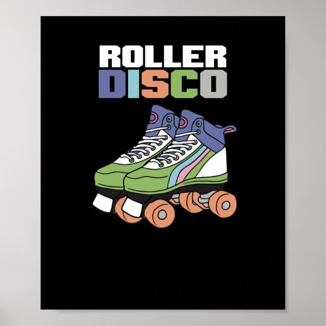 Vintag Roller Disco Poster (Vorne)