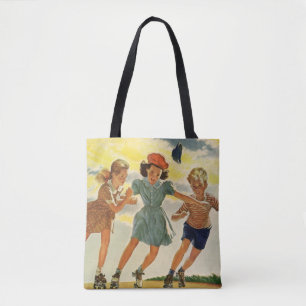 Vintag Roller Skaten Fun Children Boys and Girls