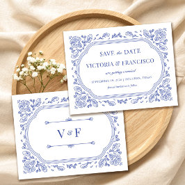 Vintag Romance Floral Save the Date Einladung