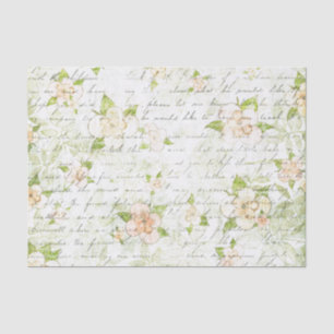 Vintag Romance Floral Shabby Seidenpapier
