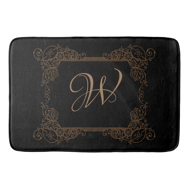 Vintag-Romantische Steampunk-Messe Badematte (Vorderseite)