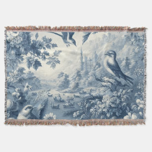Vintag romantisches Blau Decke