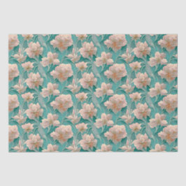 Vintag-romantisches Blumendesign Seidenpapier