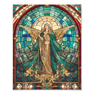 Vintag-römisch-katholisches GlaubensInfoplakat Fotodruck