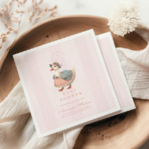 Vintag rosa Albern Gänsedusche