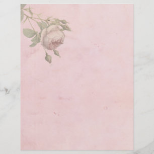 Vintag rosa Blatt