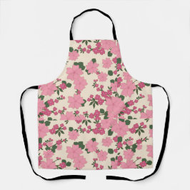 Vintag rosa Blüte Schürze