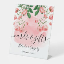 Vintag rosa Botanische Hochzeitskarten mit Blumenm