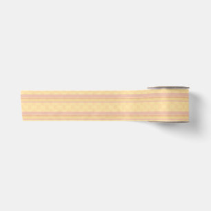 Vintag rosa Buttery White Antique Damask Strip Satinband