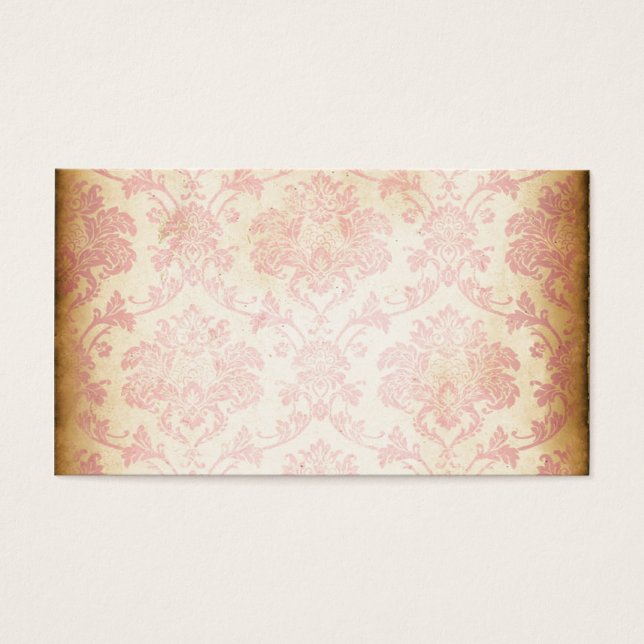 Vintag rosa Damask (Vorderseite)