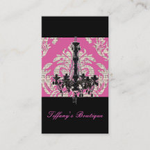 Vintag rosa Damaskus Kronleuchter Boutique