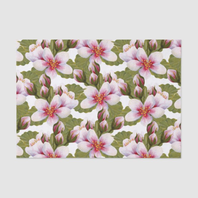 Vintag rosa Farbe Seidenpapier (Vorderseite)