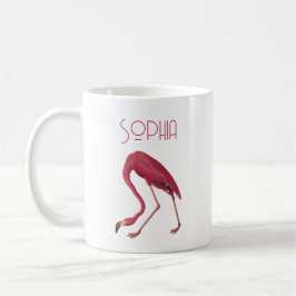 Vintag rosa Flamingo Kaffeetasse