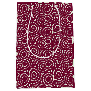 Vintag rosa Geometrie Abstrakt Mittlere Geschenktüte