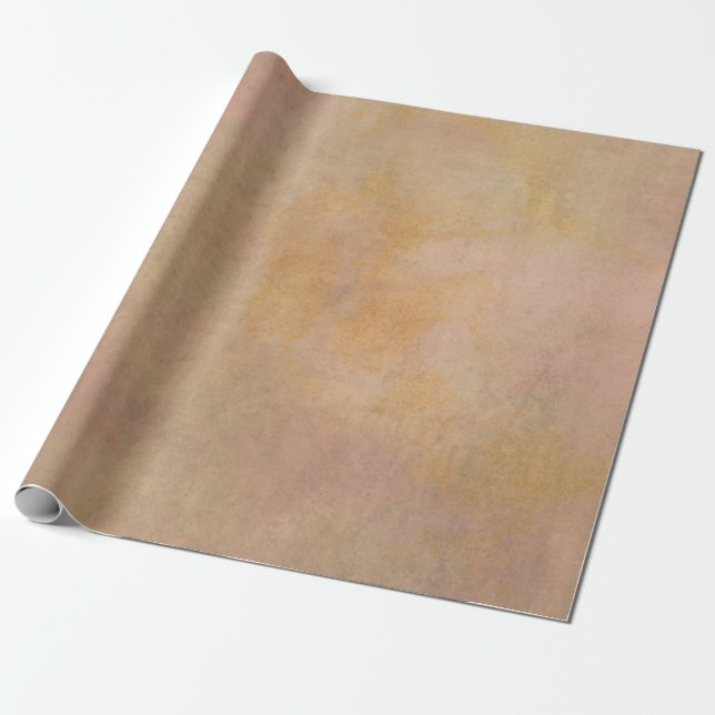 Vintag rosa, goldfarbene Textur Geschenkpapier (Ungerollt)