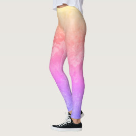 Vintag rosa Regenbogendesign Leggings
