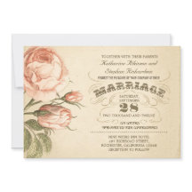 Vintag-rosa-rosa-botanische Hochzeit