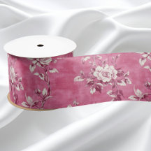 Vintag Rosa Rose Blumenstrauß Chinoiserie
