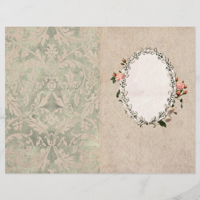 Vintag rosa Rose - Titelseite (Vorderseite)