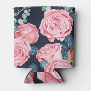 Vintag rosa Rosen, nahtlos. Dosenkühler