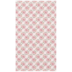 Vintag rosa Rosengarten Hütte Blumenmuster Tischdecke