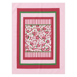 Vintag rosa Roses Tableclout Tischdecke