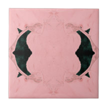 Vintag rosa Schwarz Viktorianischer Jugendstil