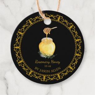 Vintag Rosemary Infused Honey Hang Tag Geschenkanhänger