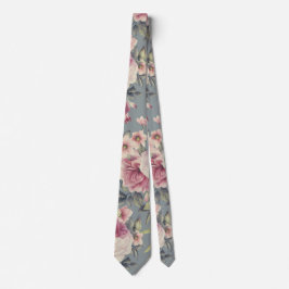 Vintag Roses Blume Neck Tie Krawatte