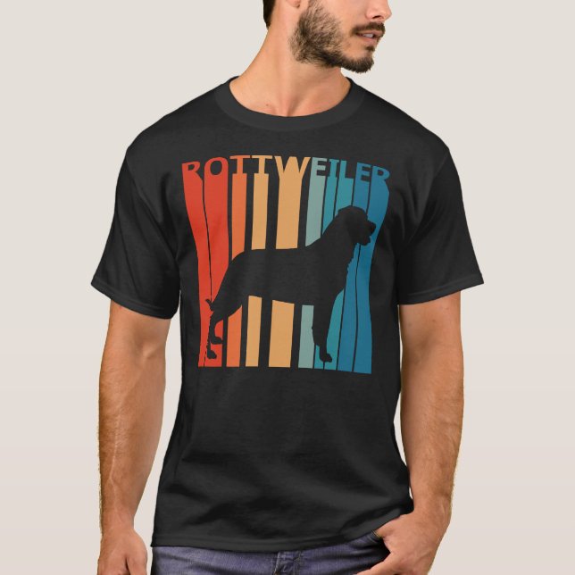 Vintag Rottweiler Eigentümer T-Shirt (Vorderseite)