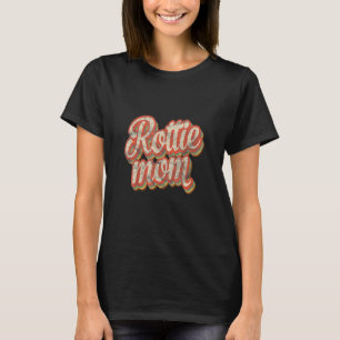 Vintag Rottweiler Mama Rott Dog Haustier Rottie Ma T-Shirt